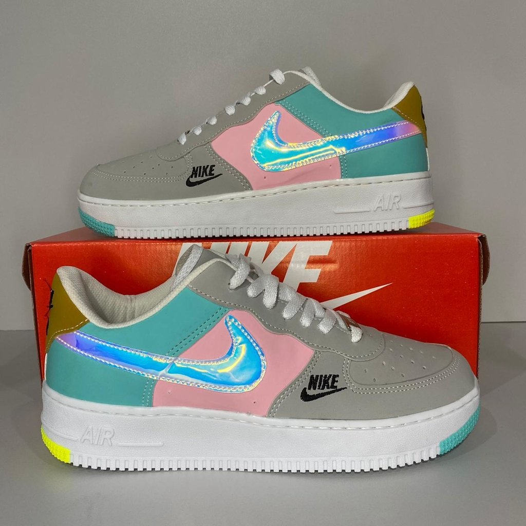 nike rosa verde