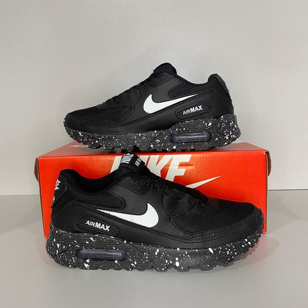 NIKE AIR MAX 90 PRETO/BOLINHA