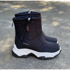 Botas nepal forradas con piel color negro anca y co