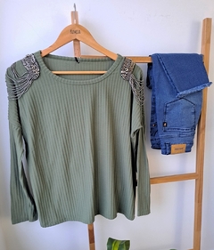 Sweater Charretera - comprar online
