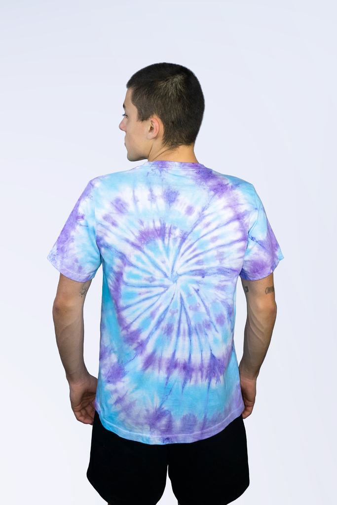 blusa tie dye azul