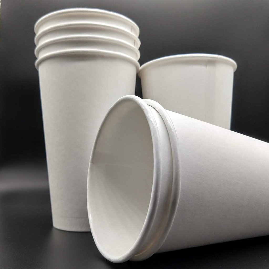 Copo De Papel Branco Biodegradável 360ml - HEFEI