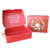 6un Caixa Cartão De Natal Para Doces e Lembrancinhas Vermelha Cod 70091 - comprar online