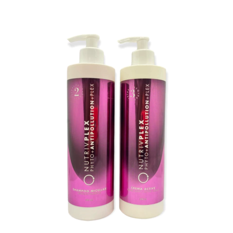 Shampoo Micellar + Crema Active Nutriv Plex x 500ml