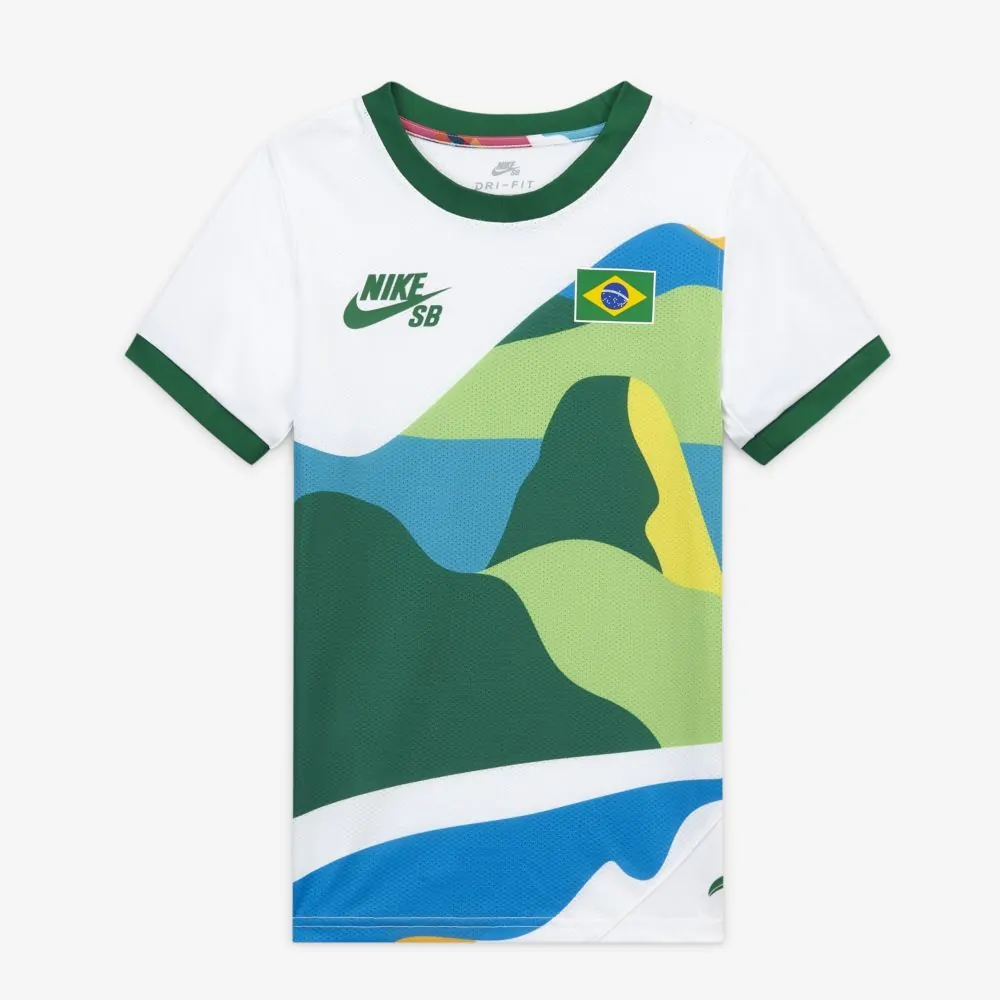Camiseta Nike SB Brasil Ring Infantil