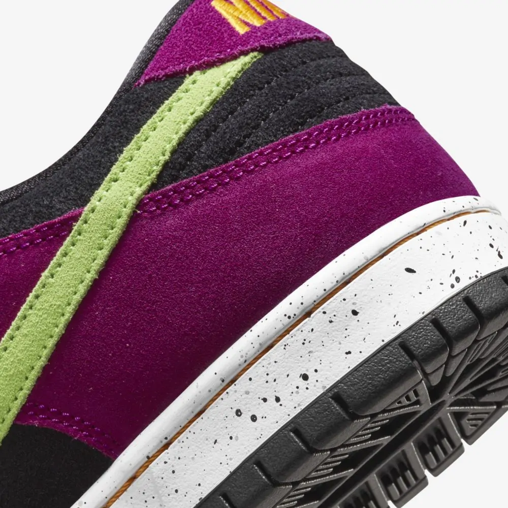 sb dunk low pro red plum