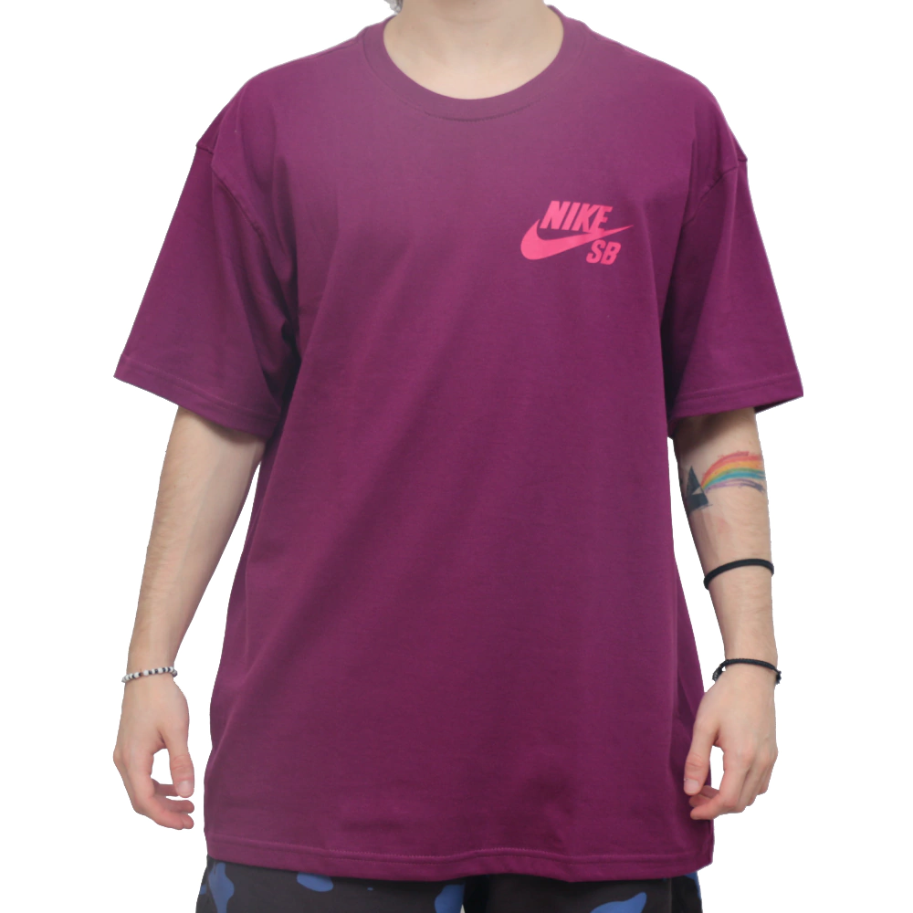 Camiseta Nike SB Mini Logo Roxa