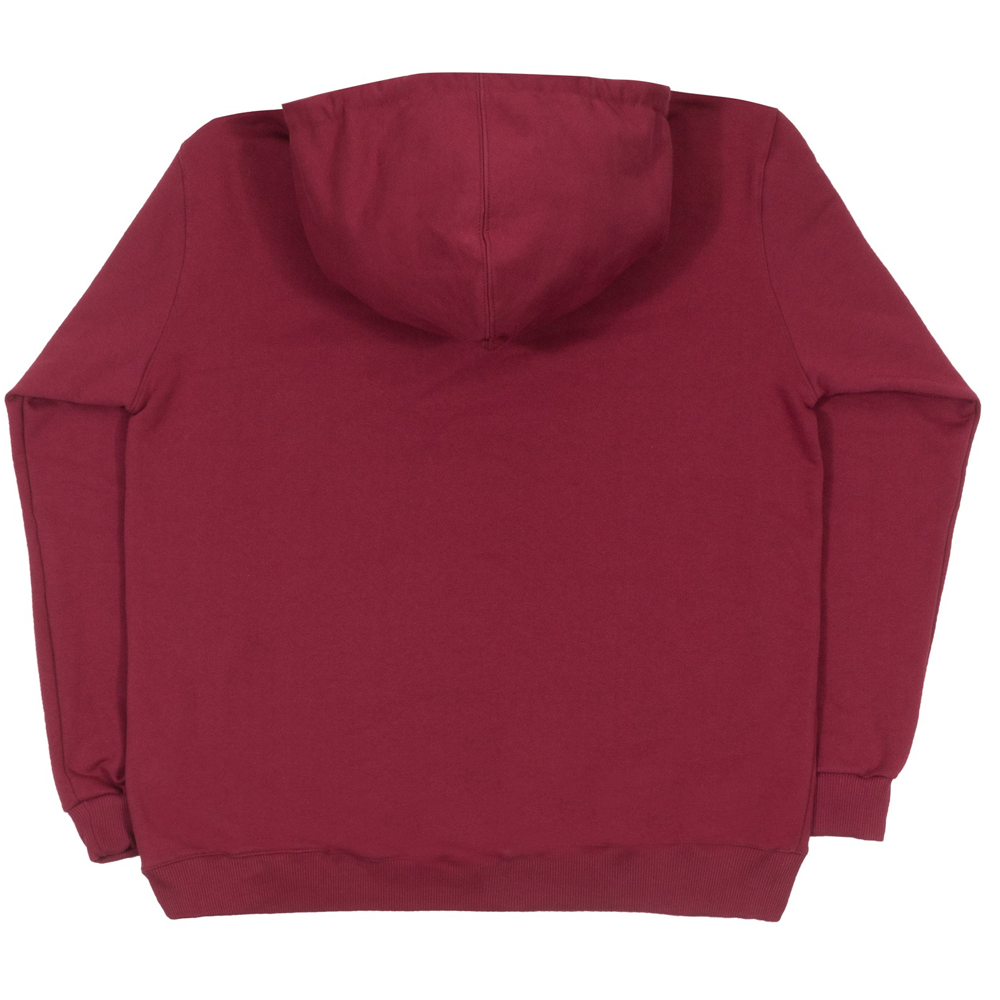 burgundy supreme box logo moletom com capuz