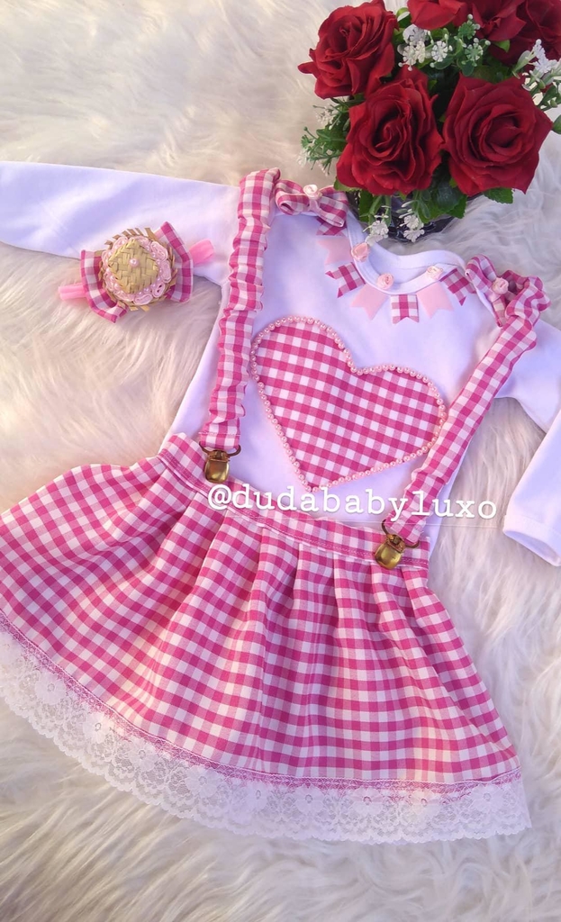 Conjunto Xadrez Rosa