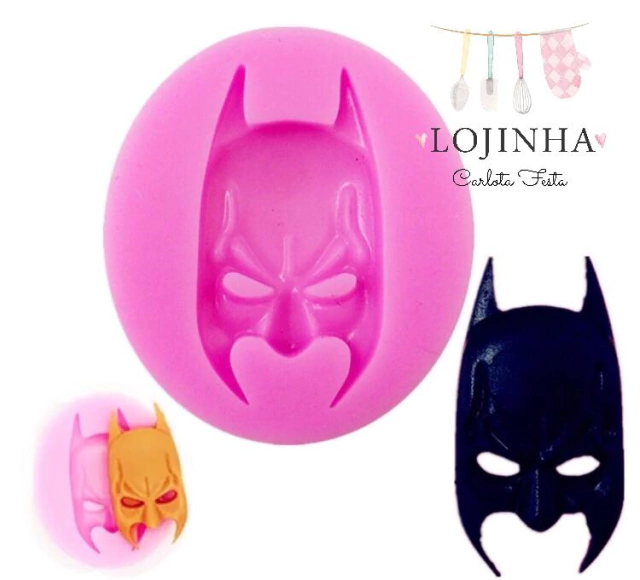 Molde Máscara Batman - Comprar em Carlota Festa