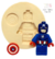 Molde Lego Avengers - Capitão América