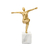Escultura Bailarina em alumínio 28x18x10 cm