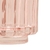 Porta velas rosa em vidro 8x6x8 cm - loja online