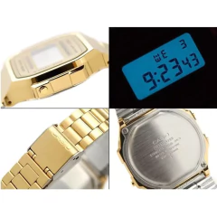 RELOJ CASIO A168WG-9W UNISEX DIGITAL - Time Home - Relojes Originales y Accesorios 