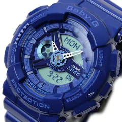 Reloj Casio Baby G Ba-110bc-2a Azul Para Mujer Deportivo - comprar online