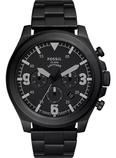 Reloj Fossil Latitude Fs5754 All Black Acero Pavonado