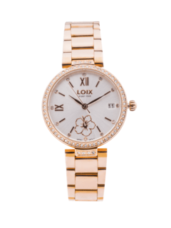 Reloj Loix Acero Dama L1150 Calendario Garantía 1 Año - comprar online