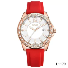 Reloj Loix L1179 Para Mujer Pulso En Goma 100% Original