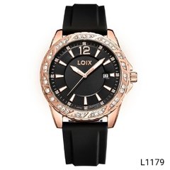 Reloj Loix L1179 Para Mujer Pulso En Goma 100% Original - comprar online