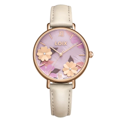 Reloj Loix L1212c Para Dama En Cuero - Time Home - Relojes Originales y Accesorios 