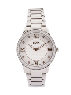 Reloj Loix La1106 En Acero Para Dama 16mm