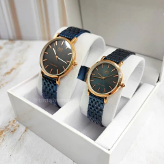 Relojes Para Pareja Q&Q Acero Inoxidable en internet
