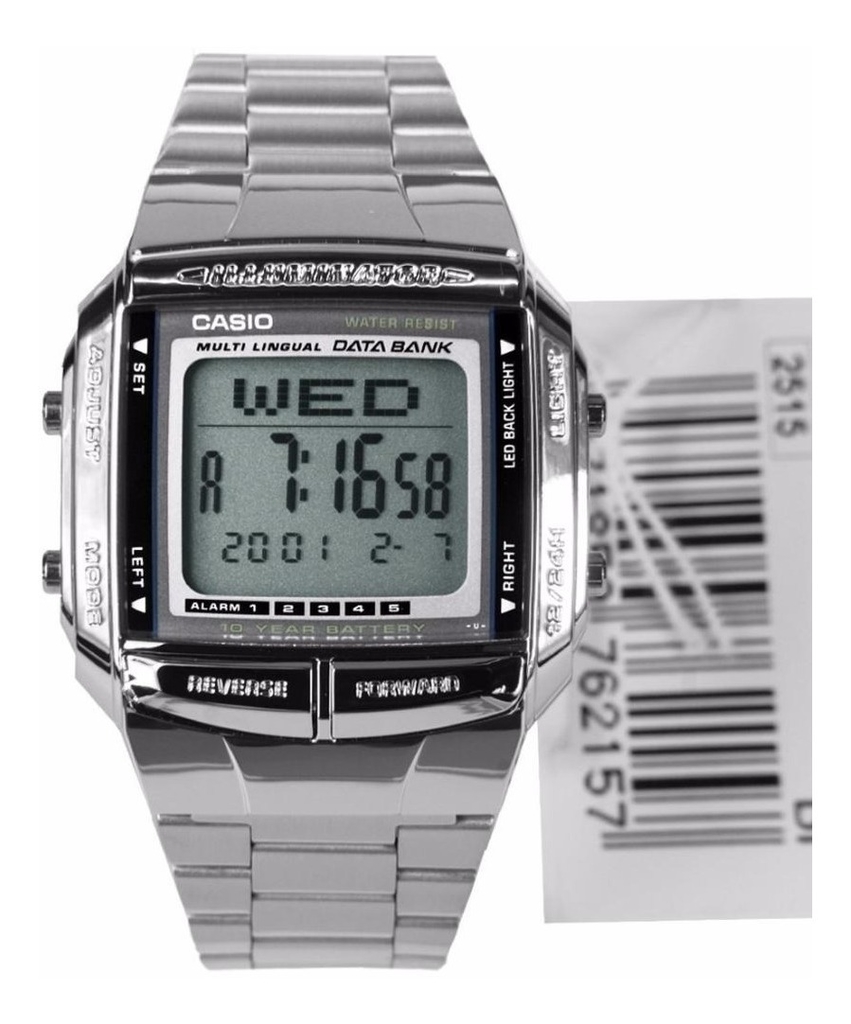Reloj Casio Db_360_1a Plateado Hombre