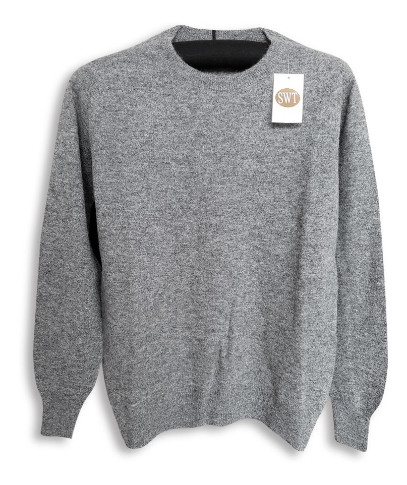 1310 / Sweater Pullover Bremer Dama Clásico Lana Merino Y Angora