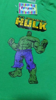 Remera manga corta estampada hulk - talle 12 meses - comprar online