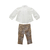 Conjunto Infantil Camisa Tricoline e Calça - Gira Baby