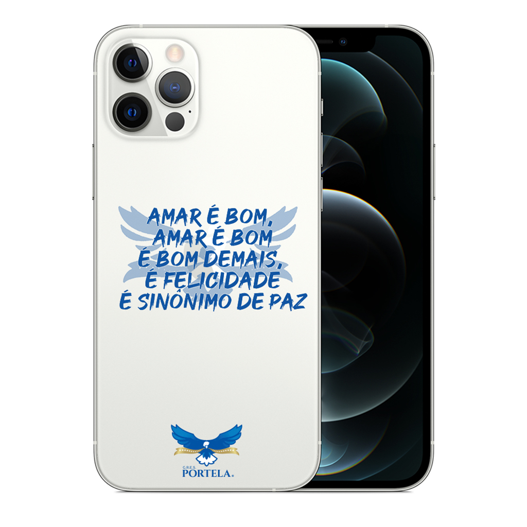 Capa de Celular - AMAR É BOM, BOM DEMAIS - Portela