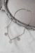 Choker Prateada Pentagramas