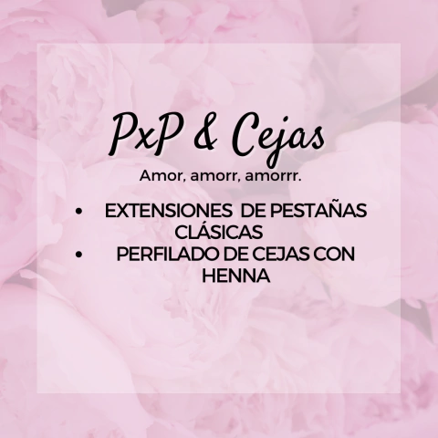 Extensiones PxP & Cejas