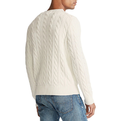 Suéter masculino Polo Ralph Lauren Rugged WHT - comprar online