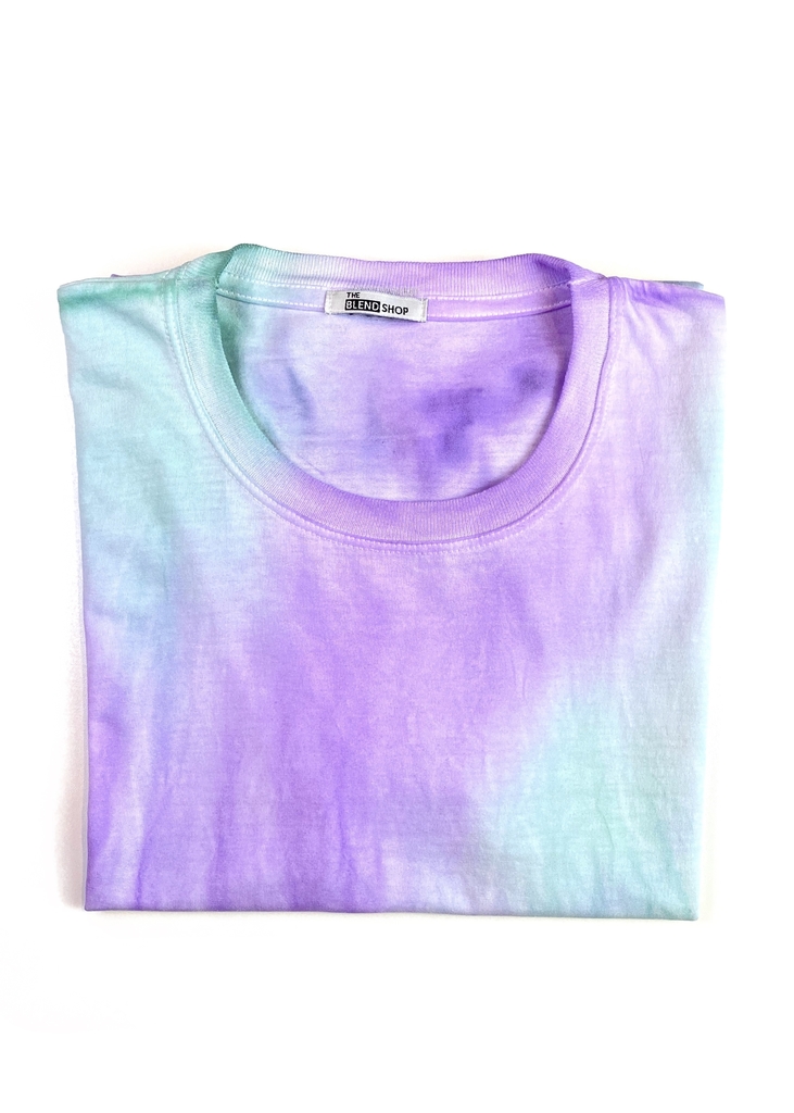 camiseta tie dye verde