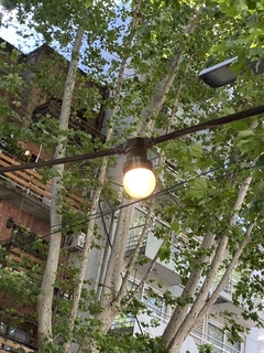 Imagen de Kermesse lineal reforzada exterior con lamparas