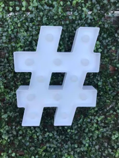 Cartel Hashtag # - comprar online