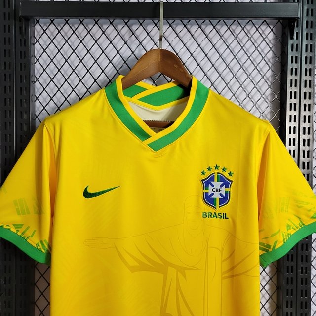 Camisa Seleção Brasileira Amarela Rio 22/23 Torcedor Masculina