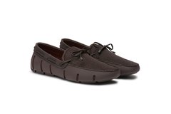 Braided Lace Loafer Brown