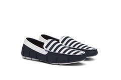 Striped Loafer Navy/White - buy online