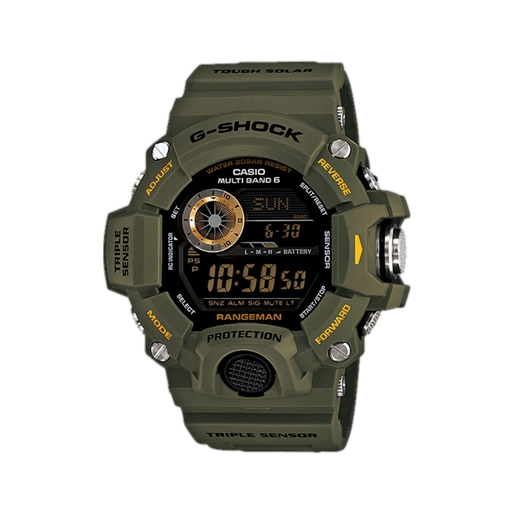 Reloj Casio G-shock GW-9400-3D RANGERMAN TRIPLE SENSOR - SOLAR - BRÚJULA/ ALTÍMETRO/ BARÓMETRO/TERMÓMETRO