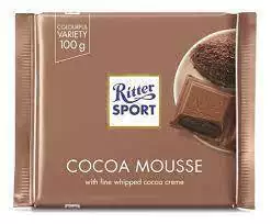 Chocolate Ritter Sport Cocoa Mousse 100g Cacao