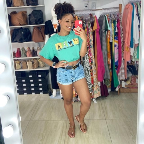 short jeans olho grego
