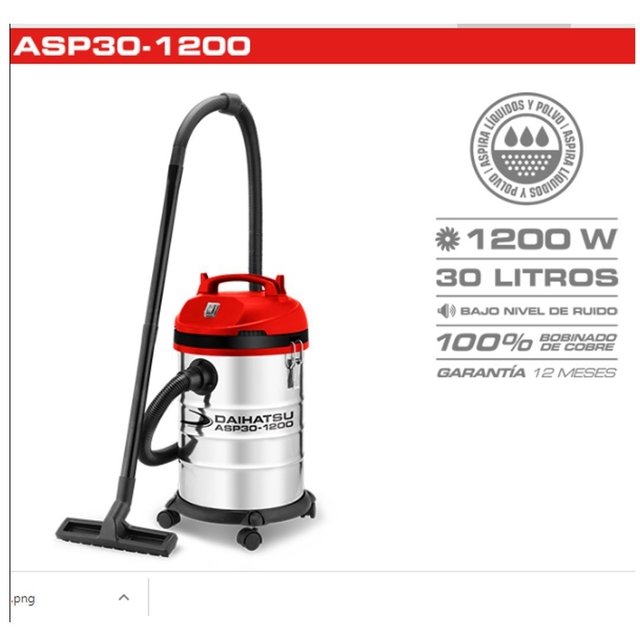 Aspiradora Industrial 30 litros 1 motor