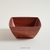 Bowl cuadrado de melamina simil madera nogal 24 x 10,5 cm
