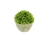 Maceta Esfera Hojas verdes 12 cm