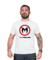 Camiseta Gola U Branca Team Nogueira Logo Colorido - Masculino - comprar online