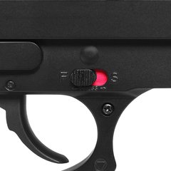 PISTOLA AIRGUN À GÁS CO2 SWISS ARMS PT92 BAX NYLON FIBER GNB 4,5MM - CYBERGUN