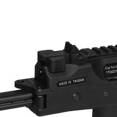 RIFLE DE AIRSOFT À GÁS GBB GREEN GÁS MP9 BLACK BLOWBACK 6MM - KSC na internet