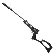 CARABINA HÍBRIDA DE PRESSÃO À GÁS CO2 COBRA 5,5MM - QGK